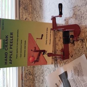 Apple peeler hand crank stainless steel blade